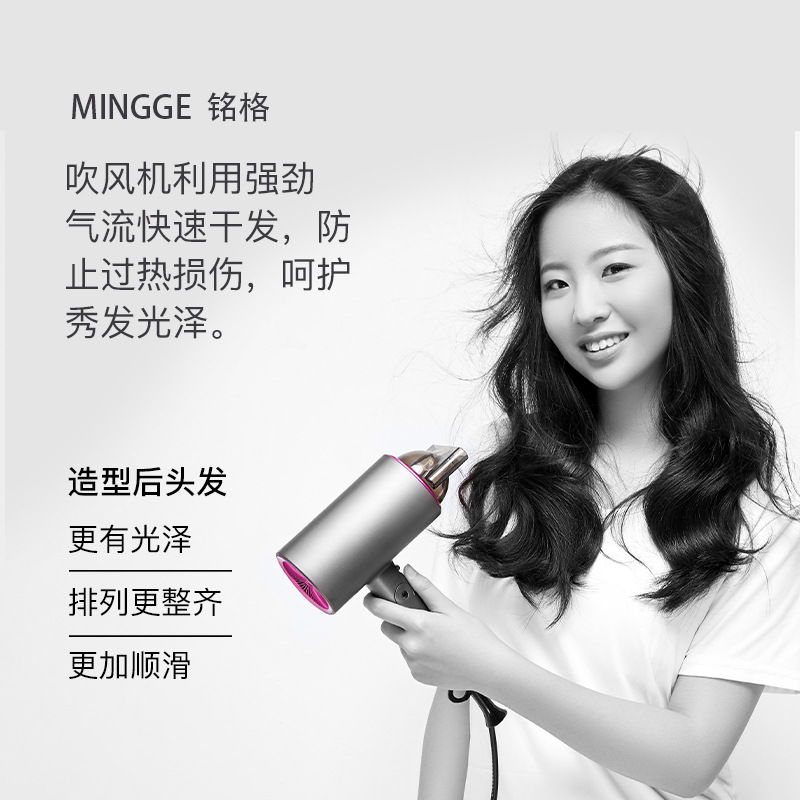 跨境亚马逊折叠式吹风机110V美规日规台湾电吹风欧美T形状吹风筒