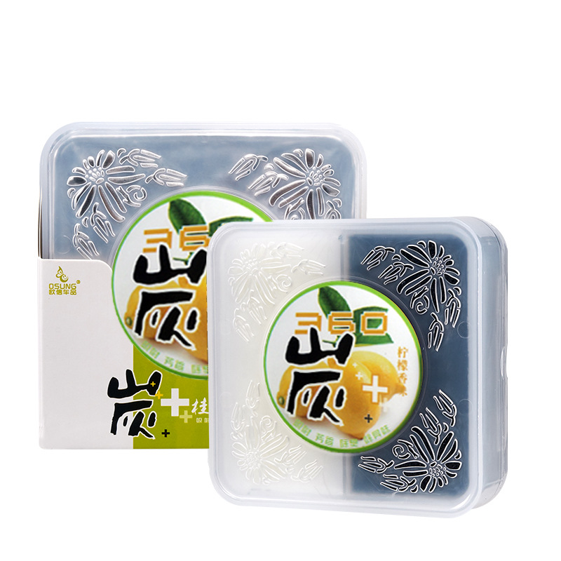 汽车香膏新车除异味空气清新剂车载香薰碳膏持久芳香天然活性炭膏