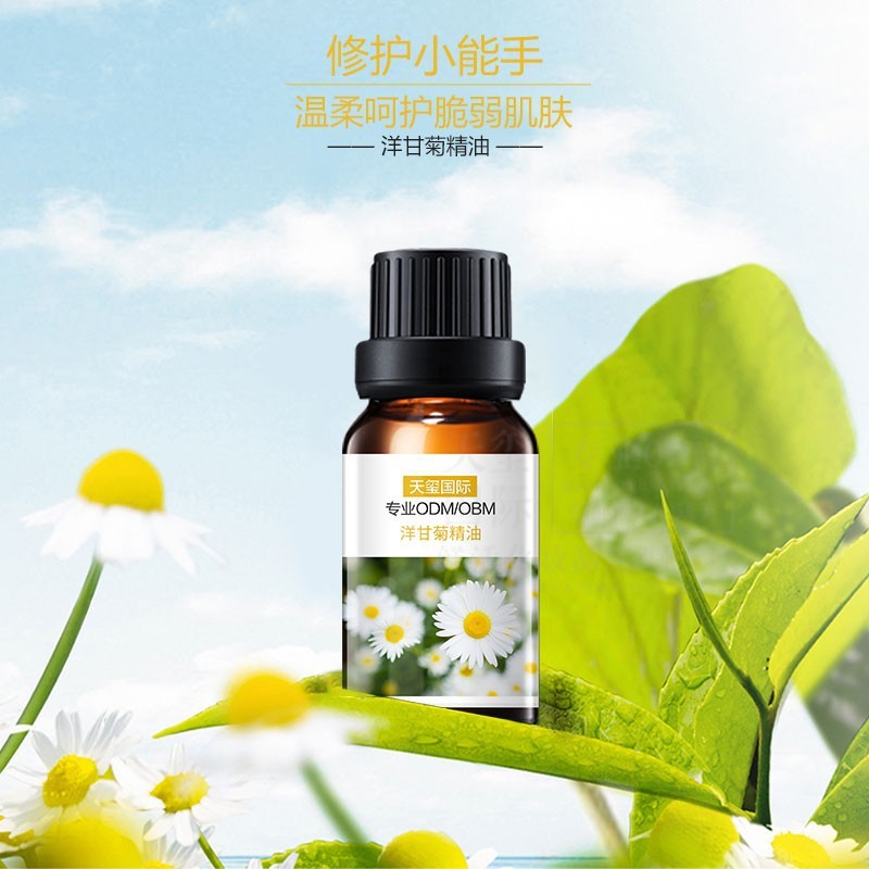 洋甘菊精油美容院专业线护肤品加工修护脆弱单方精油OEM