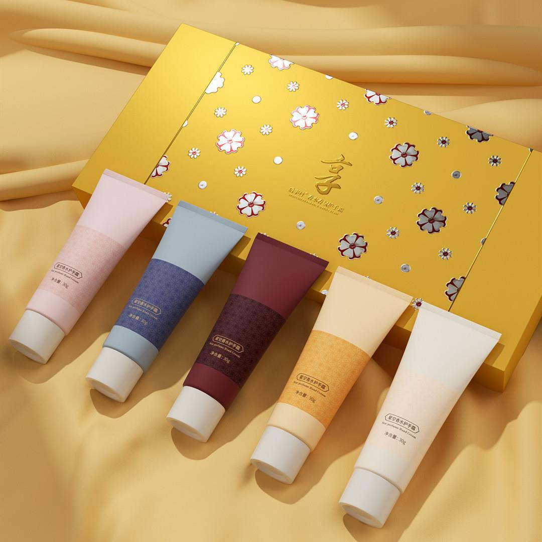 后率丹香水香氛护手霜套盒男女滋润补水保湿清爽不油腻留香五件套