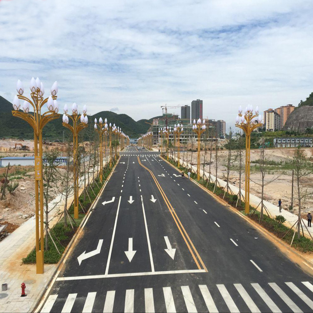 铝材庭院灯景观灯户外现代LED庭院灯3-6米园林道路广场路灯华威特