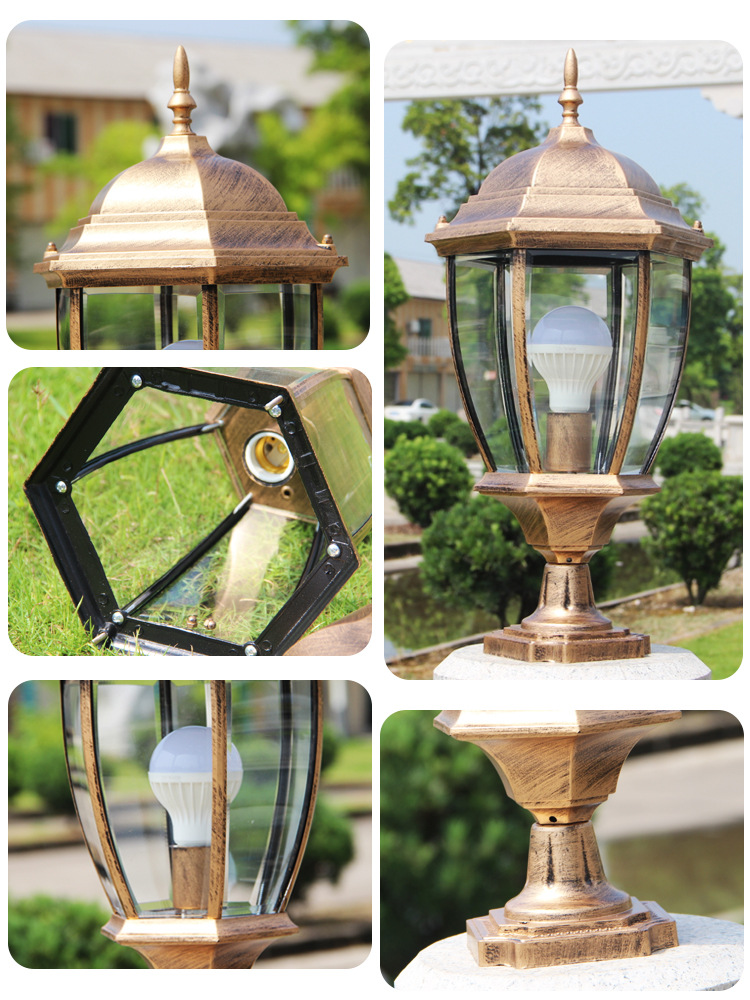 户外壁灯不锈钢仿云石壁灯酒店庭院不锈钢户外墙壁景观灯具门柱灯