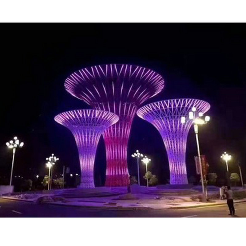 华威特大型景观灯户外led景观灯七彩变色广场灯玉树庭院路灯定制