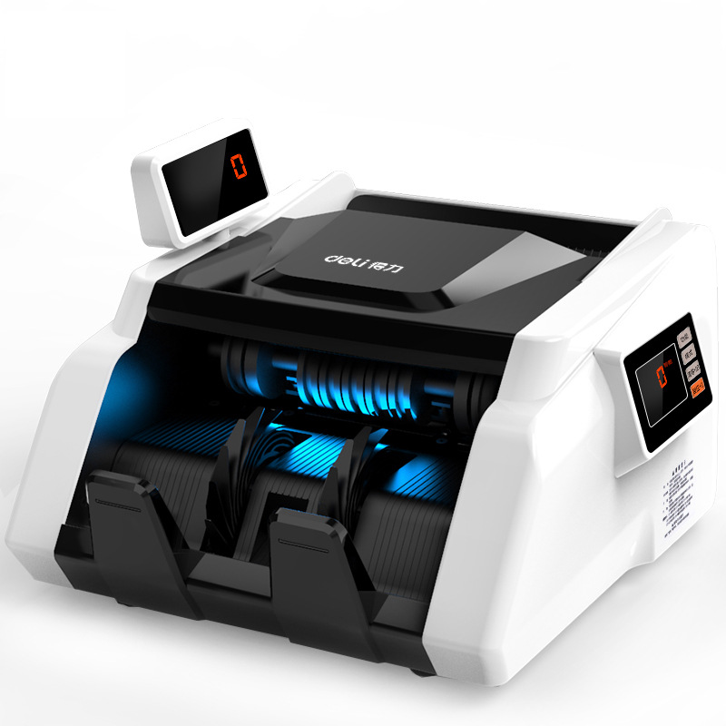 得力新版33302S验钞机小型家用便携式人民币商用收银办公点钞机