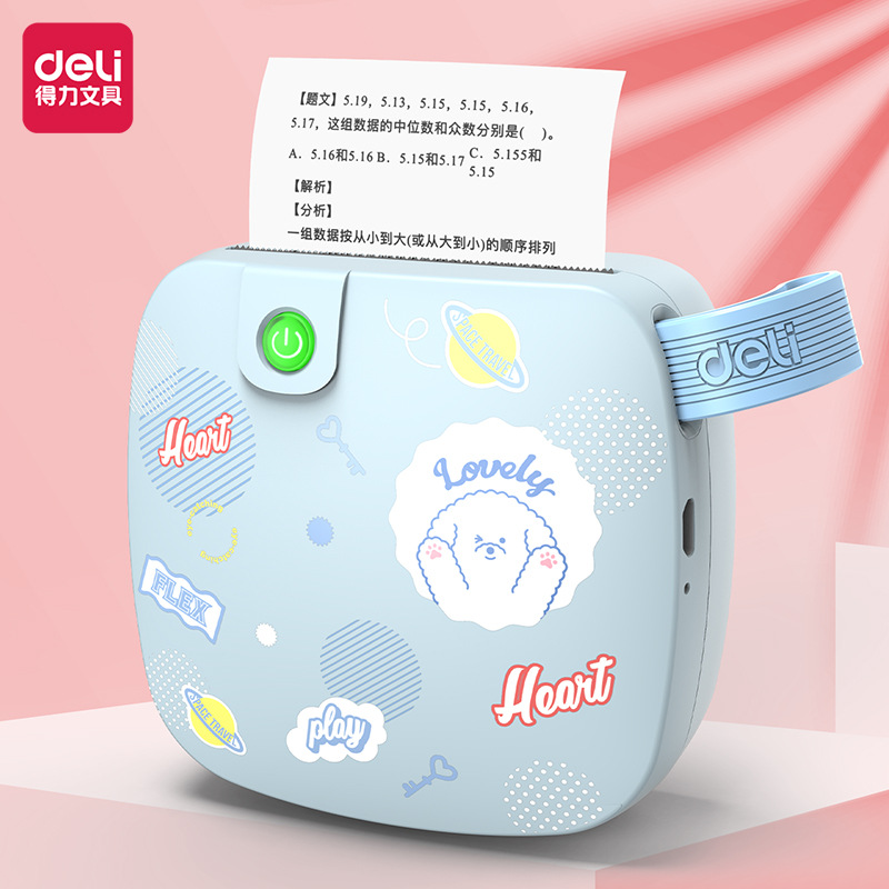 得力错题打印机X3相印宝小型热敏打印错题机便携式家用标签打印机