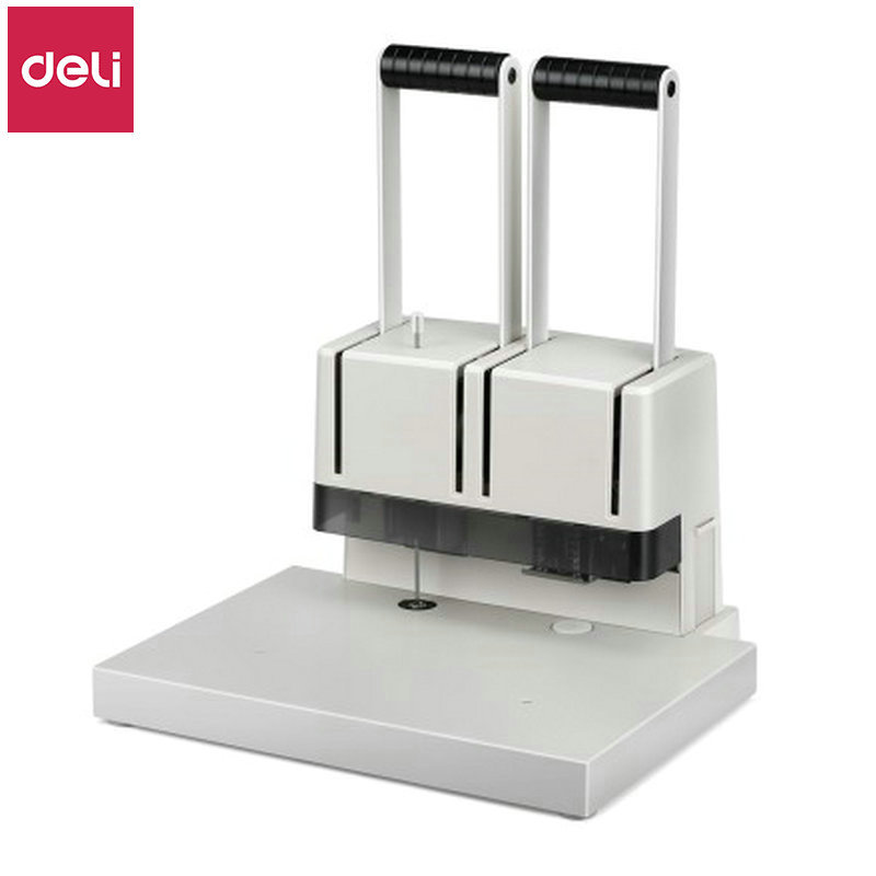 得力14652手动打孔财务装订机 会计财务凭证装订机 手动打孔机