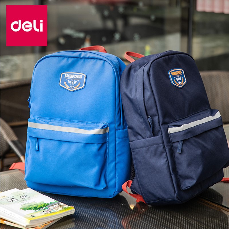 得力B4书包补习袋手提袋牛津布学生书袋手提男女儿童补习包文件袋