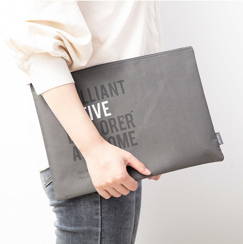 得力B4书包补习袋手提袋牛津布学生书袋手提男女儿童补习包文件袋