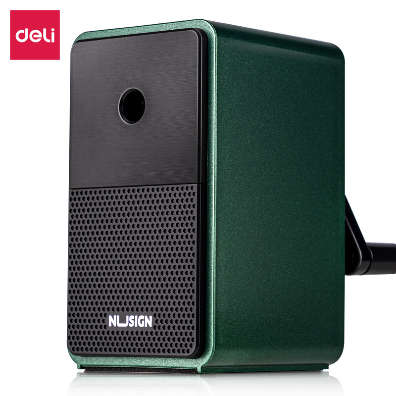 得力纽赛NS077可调节卷笔刀手摇铅笔削笔器转笔刀小学生铅笔刀