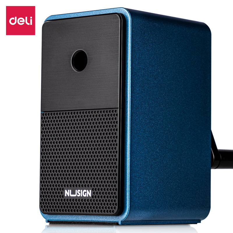 得力纽赛NS077可调节卷笔刀手摇铅笔削笔器转笔刀小学生铅笔刀