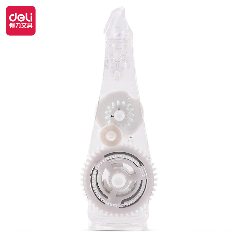 得力修正带按动可替芯改错带复古时光系列学生用无痕涂改带改正带