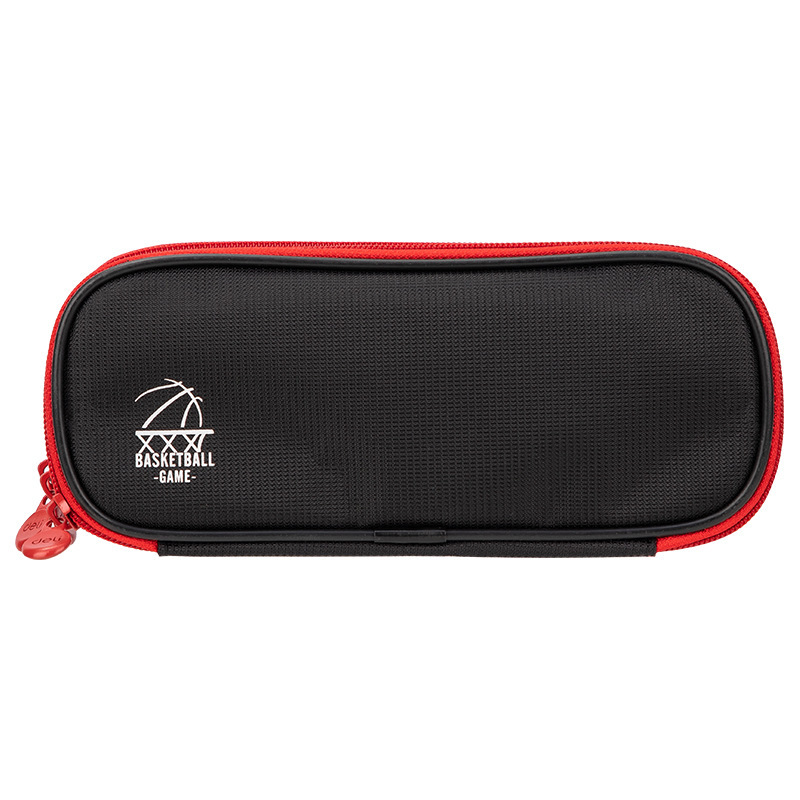 Deli Multilayer Large Capacity Pen Bag Sports Three Zipper Stationery Box Multifunctional Male and Female Pencil Box Pen Bag Wholesale