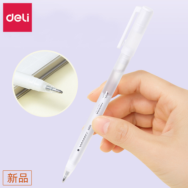 得力JS115点点胶笔形设计粘性牢固造型美观学生儿童手账手工胶水