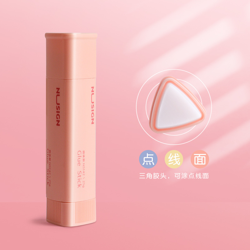 得力固体胶三角形胶棒学生用强力小学生儿童手工胶水办公文具批发