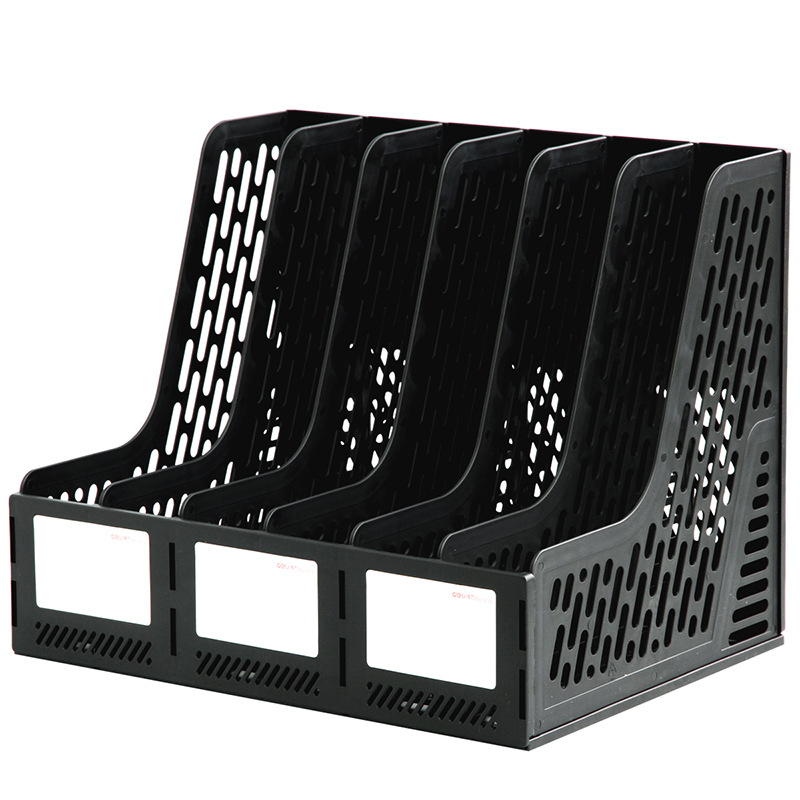 Deli Six Link File Box/Column 9839 Economic Data Shelf Plastic Desktop Office Storage Stand File Column