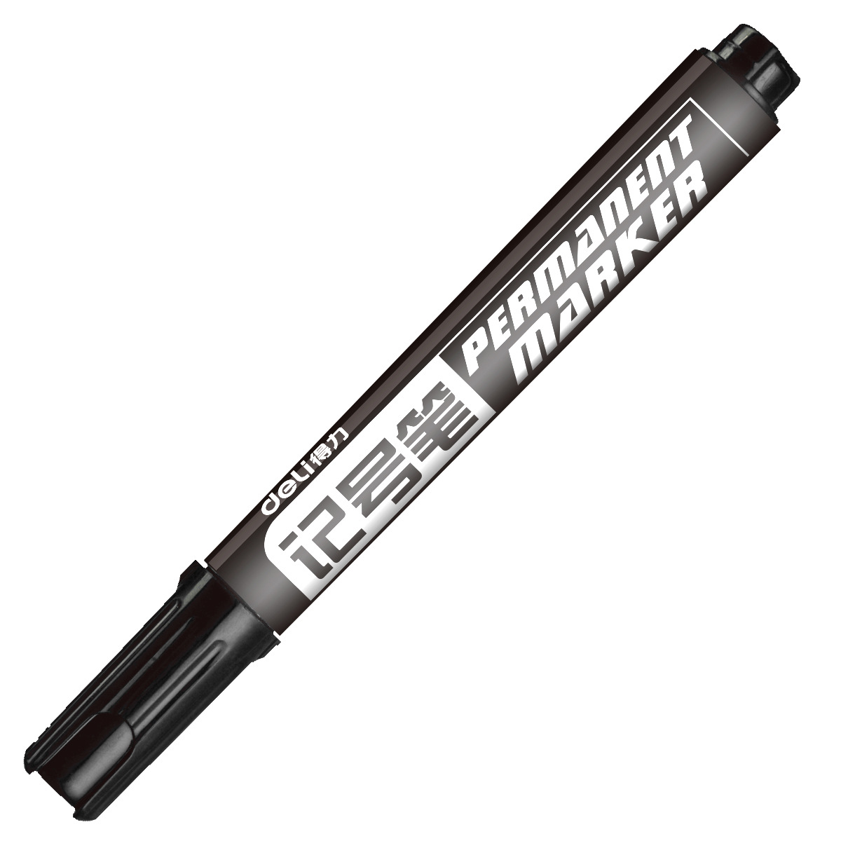 得力6881记号笔唛头笔CD光盘马克笔快递涂鸦笔单头油性大头笔10支