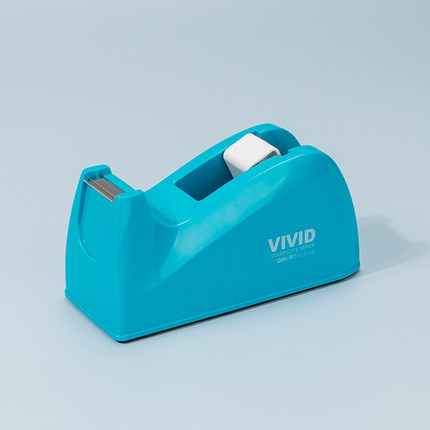 得力814A透明胶带切割器小号文具胶带胶纸机封箱胶带架胶带座