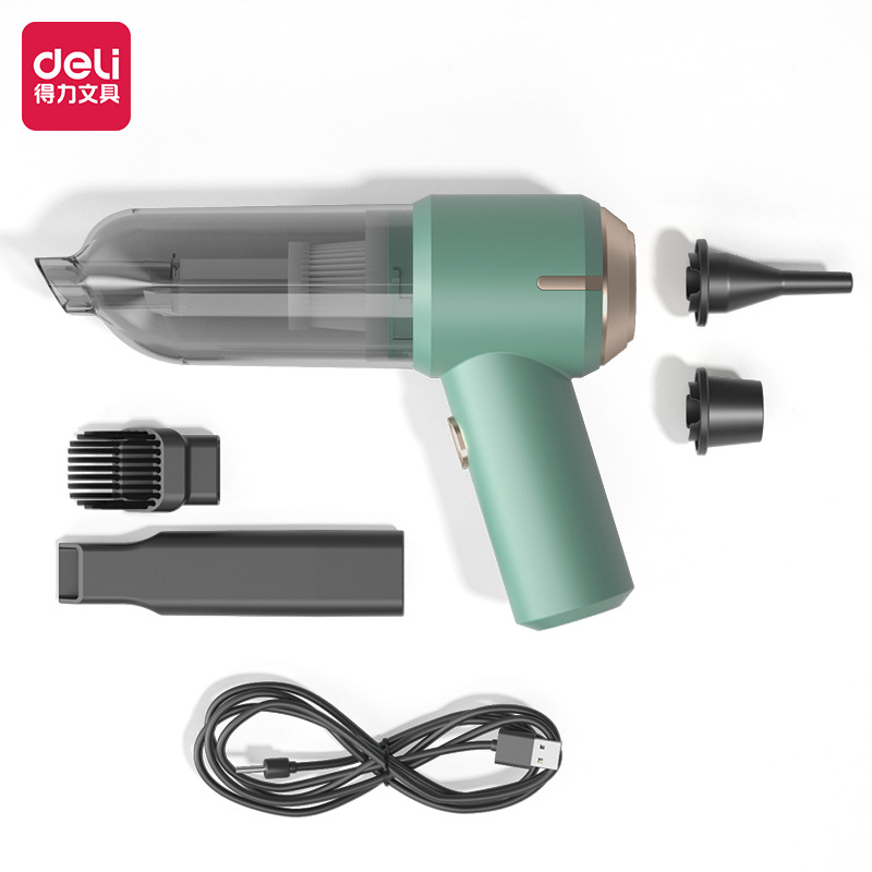 得力大吸力桌面吸尘器键盘多用途清洁器便携无线长久续航TQ102