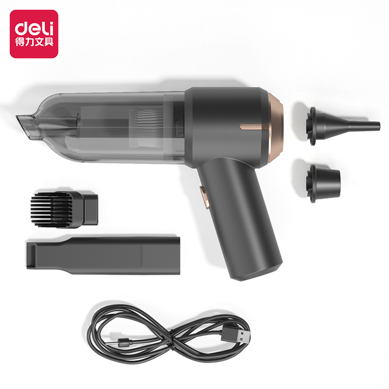 得力大吸力桌面吸尘器键盘多用途清洁器便携无线长久续航TQ102