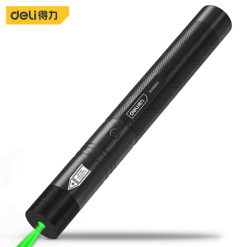 Deli Laser Pen Head Green Light Infrared Sales Sand Table Indicator Flashlight Full Sky Star Pen Waterproof Teaching Demonstration Pen