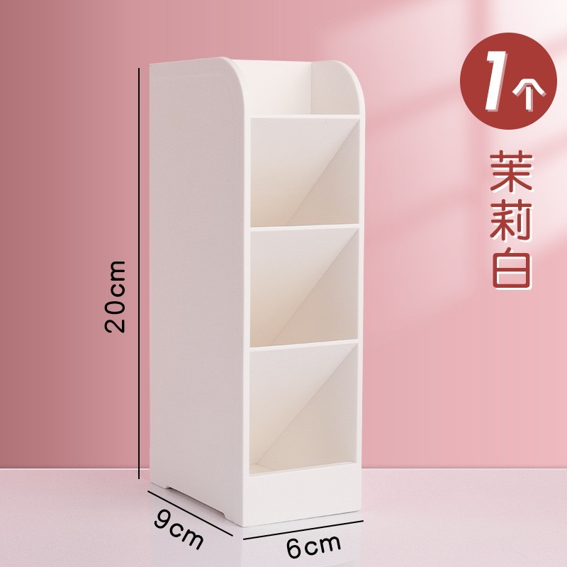 得力斜插式笔筒大容量ins北欧个性简约透明收纳笔架学生桌面创意