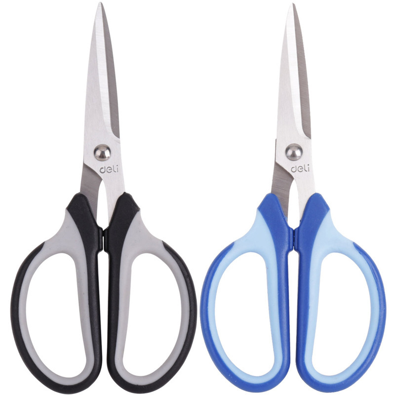 Deli 6018 scissors life scissors cutting art Paper Cuttings stainless steel office stationery