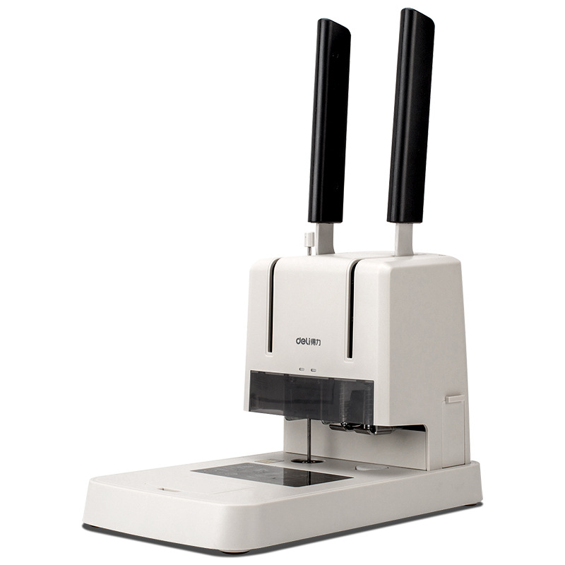 得力3878S财务凭证装订机14601打孔3870装订机T504/3880/14652