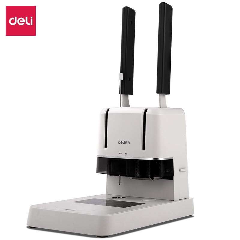 得力3878S财务凭证装订机14601打孔3870装订机T504/3880/14652