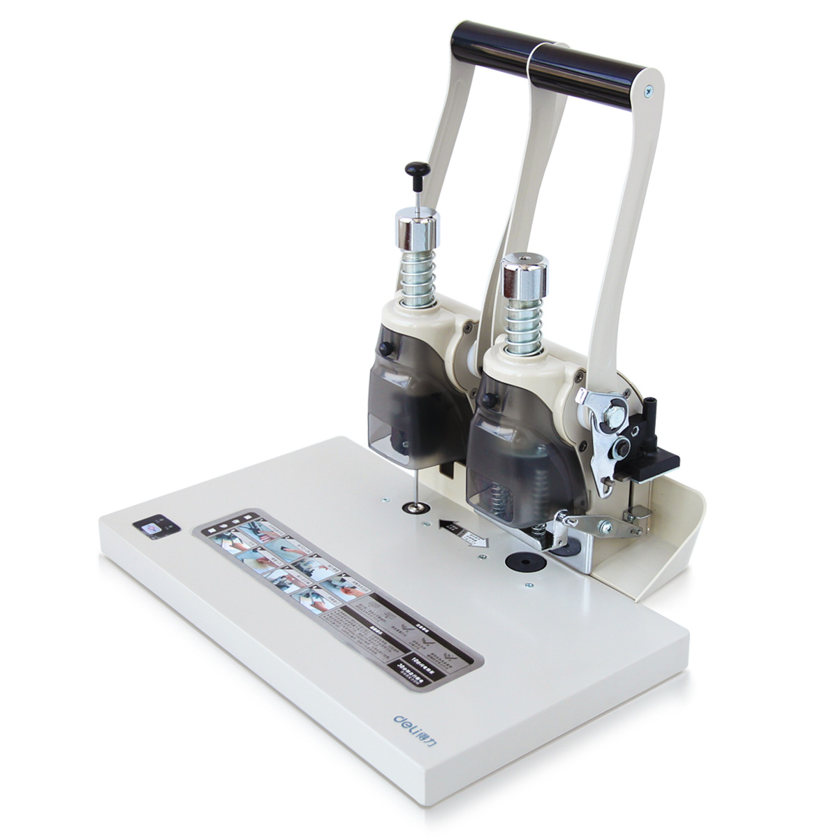 得力3878S财务凭证装订机14601打孔3870装订机T504/3880/14652