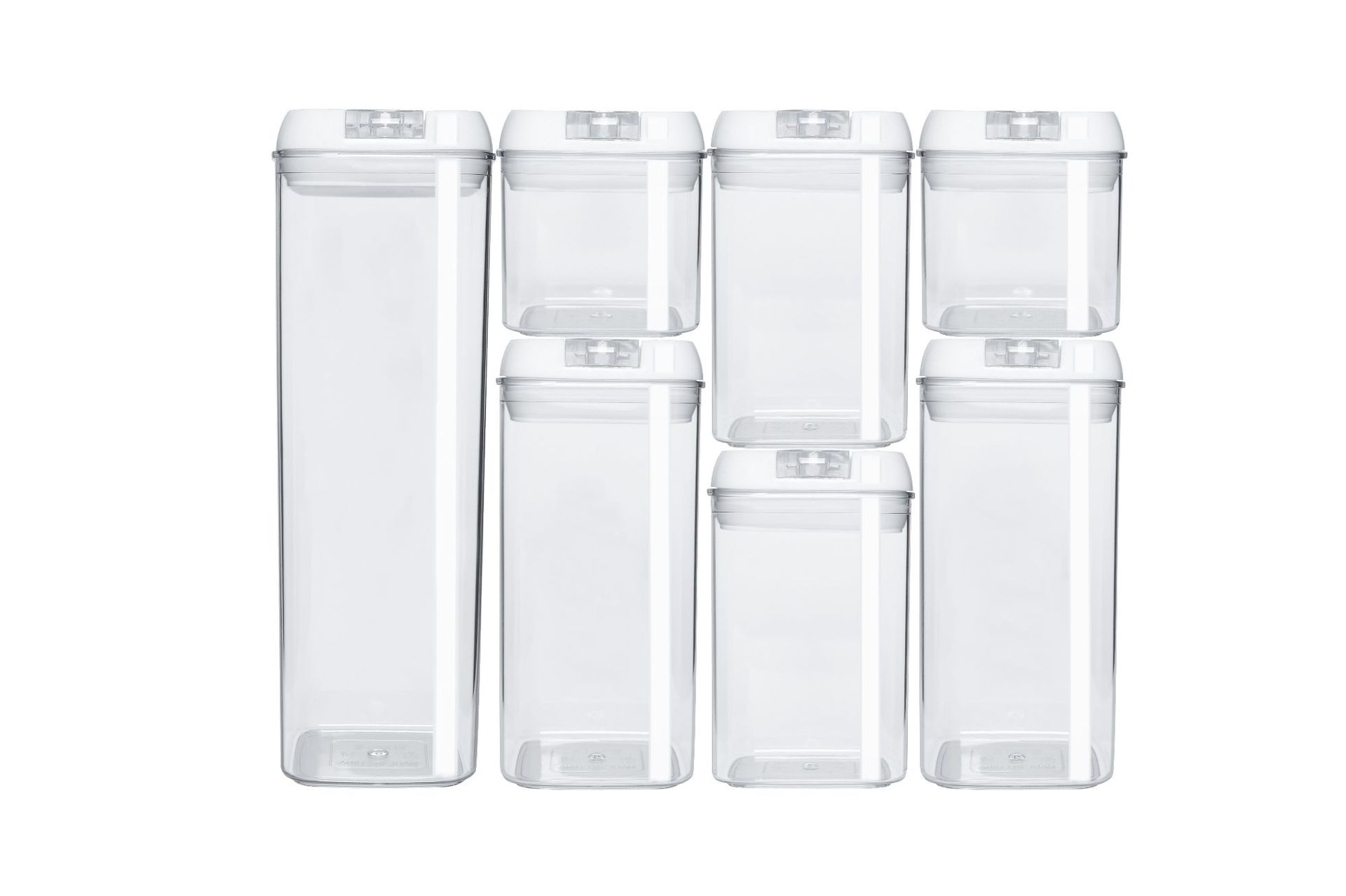 七块保鲜盒2100克透明