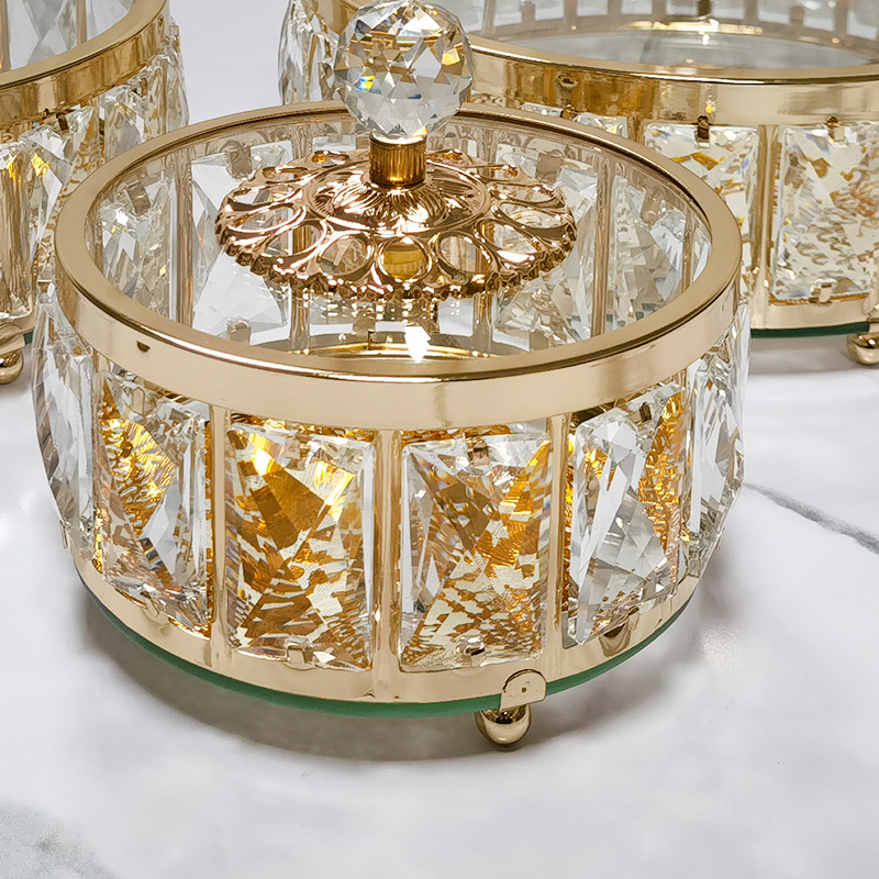 水晶玻璃水果盘1940克金