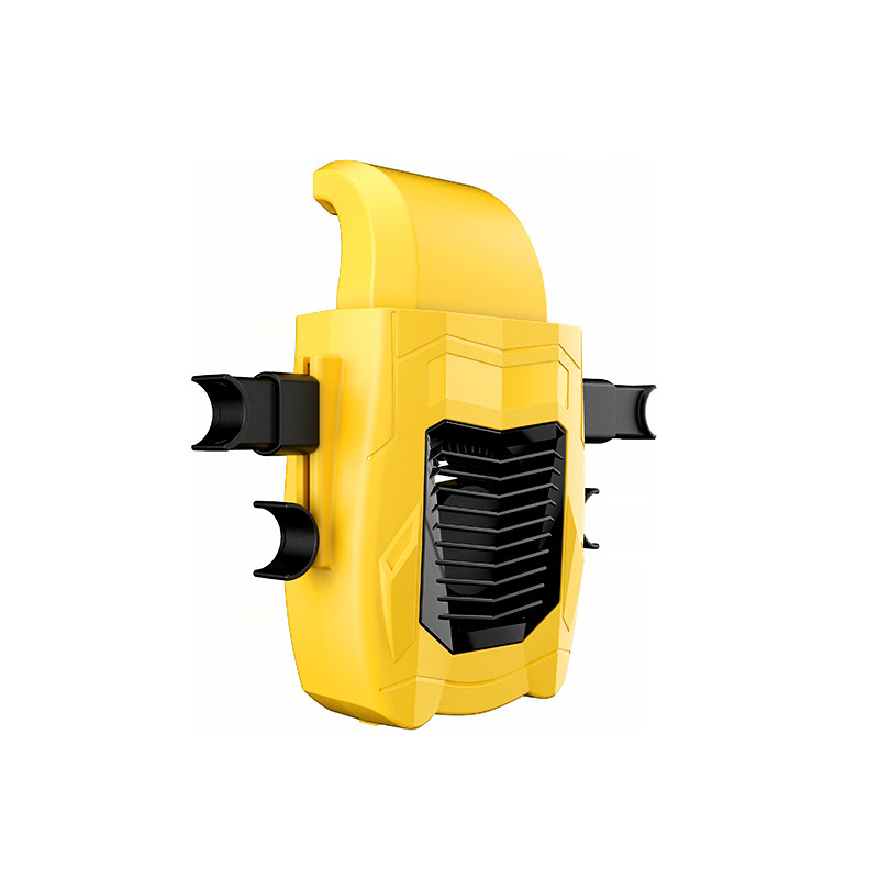 座位双头冷却风扇275克黄色