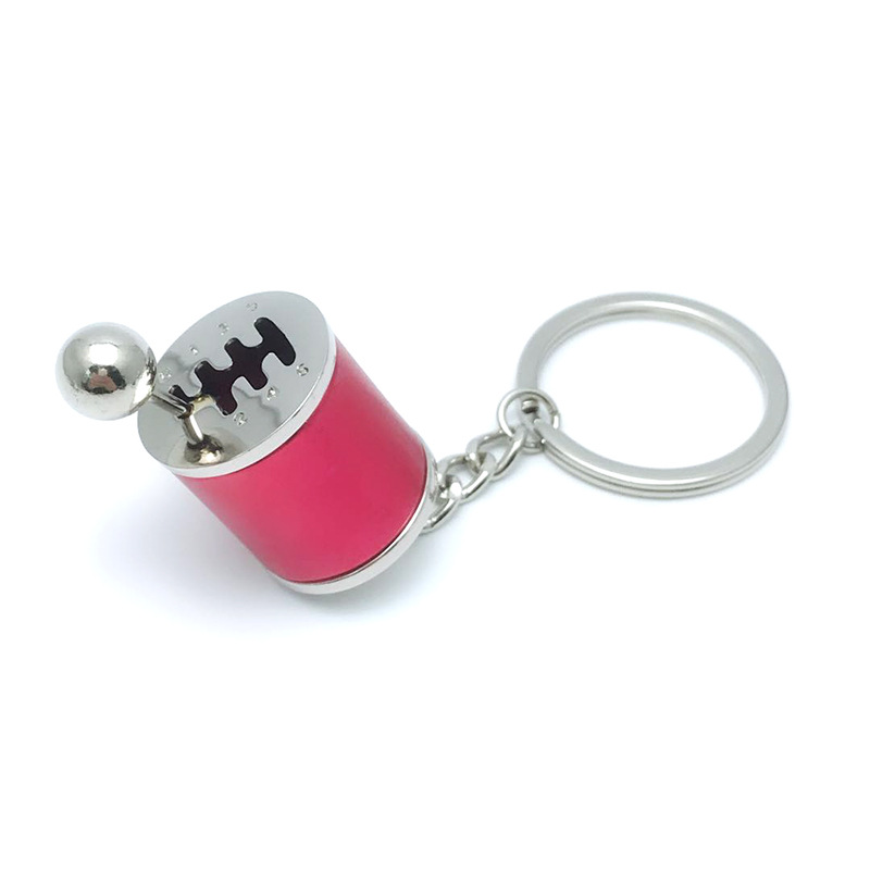 跨境爆款汽车档位钥匙扣 汽车改装金属手动换挡排挡头钥匙扣挂件