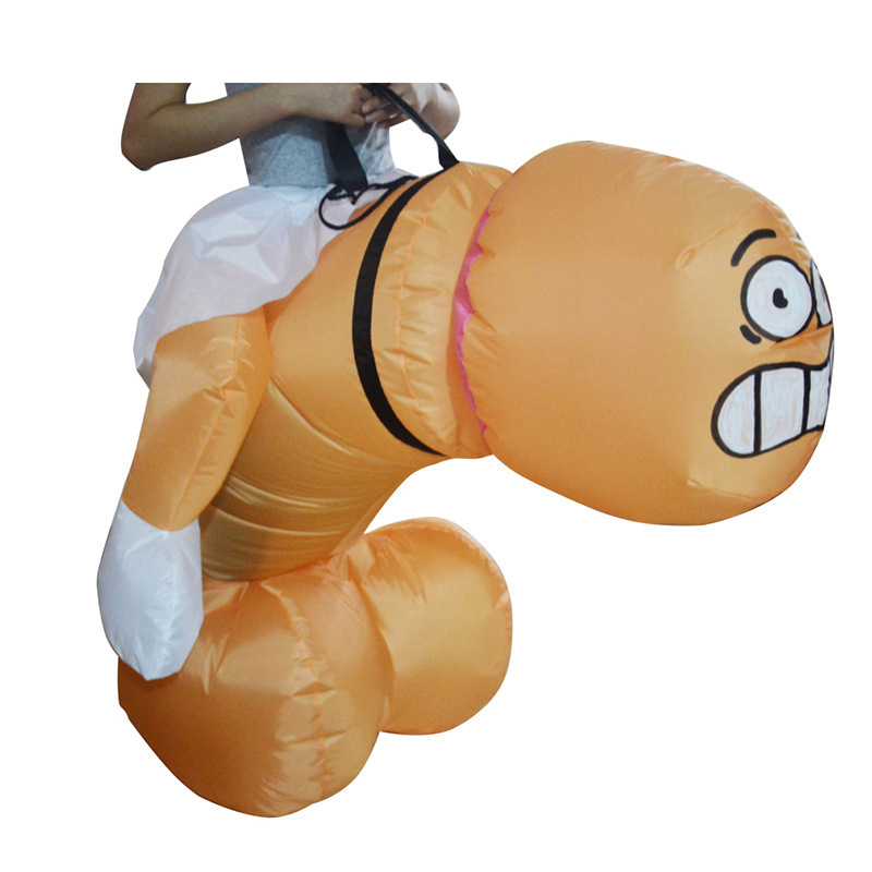 外贸跨境专供爆款恐龙充气服年会派对相扑搞怪服饰儿童运动会道具