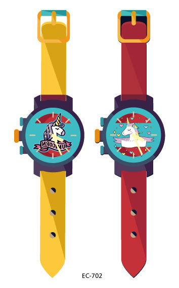 儿童卡通手表纹身贴 跨境一手货源工厂直销可爱男女孩防水纹身贴