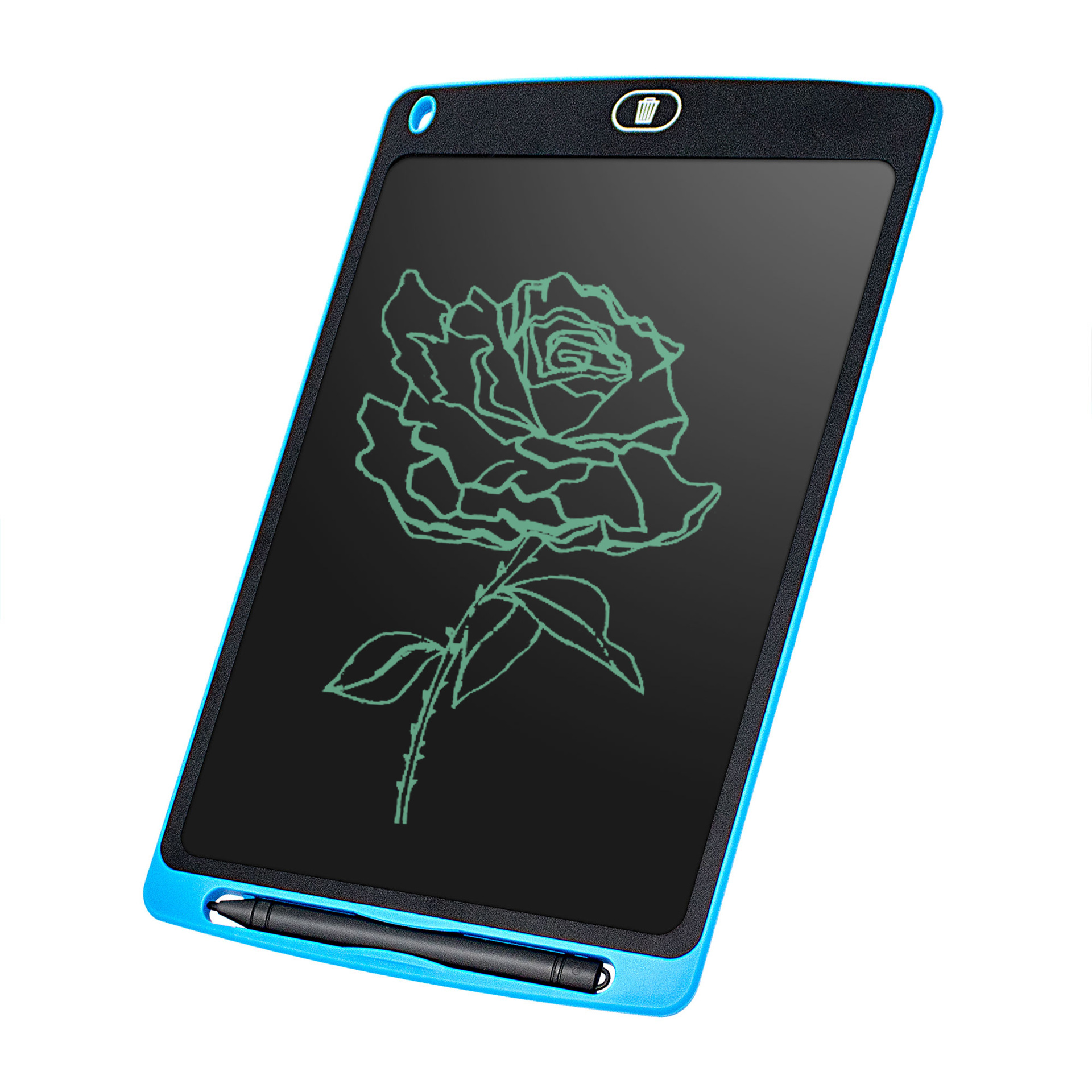 10寸12寸手写板  液晶光能小黑板儿童12寸涂画板10寸蓝色