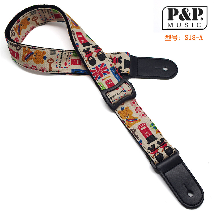 尤克里里背带   ukulele背带 乐器配件 S18-A/长135厘米 宽1.5寸