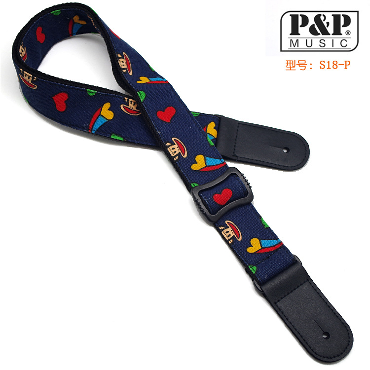 尤克里里背带   ukulele背带 乐器配件 S18-P/长135厘米 宽1.5寸