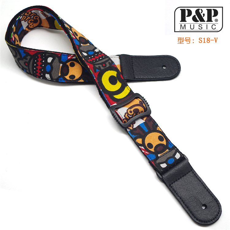 尤克里里背带   ukulele背带 乐器配件 S18-V/长135厘米 宽1.5寸