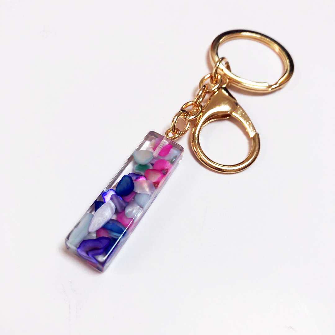 工艺品挂件定制创意钥匙圈挂扣26英文字母吊坠钥匙扣I/40MM