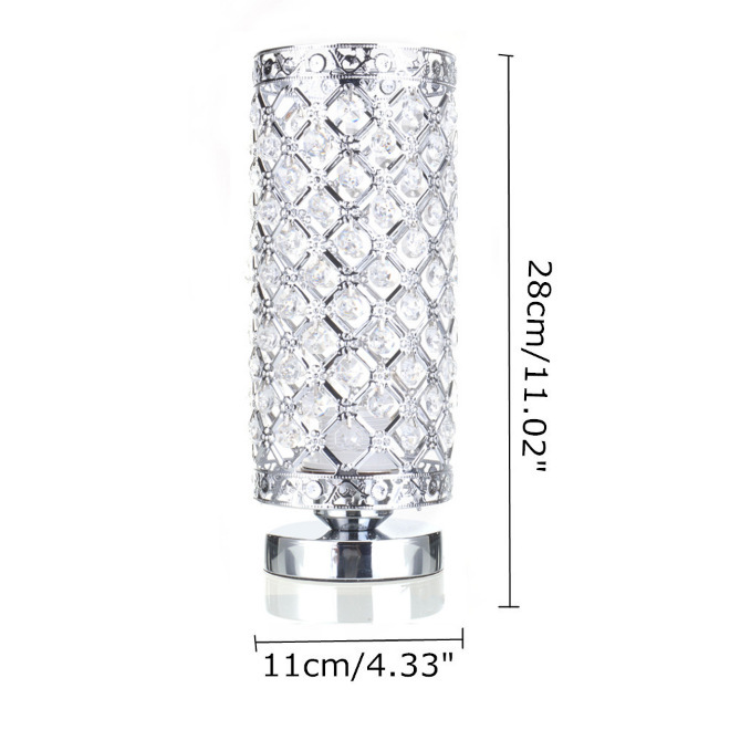 水晶台灯爆款现代简约餐厅客厅卧室床头灯工厂批发台灯小夜灯