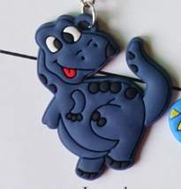 跨境爆款恐龙箱包挂件 儿童派对玩具 硅胶软胶钥匙扣厂家礼品现货