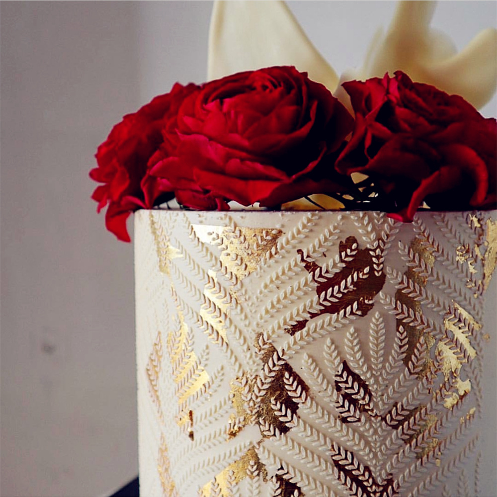 麦穗印花模板蛋糕喷花模面包糖粉筛蛋糕围边模diy烘焙(款B:10g)PC-18810C