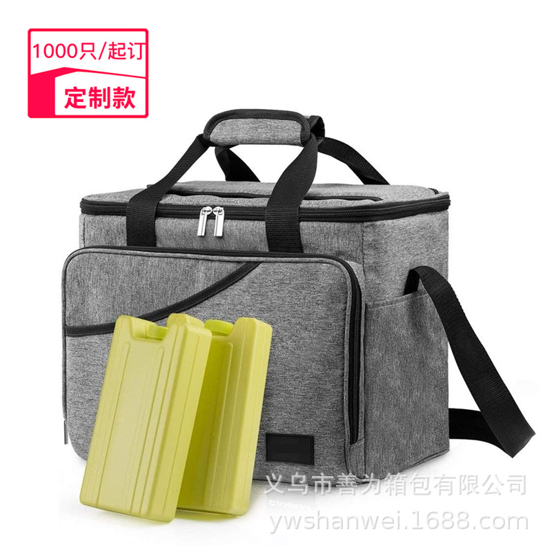 爆款牛津保温包手提铝箔保温袋冰包户外午餐包斜跨野餐包跨境定制