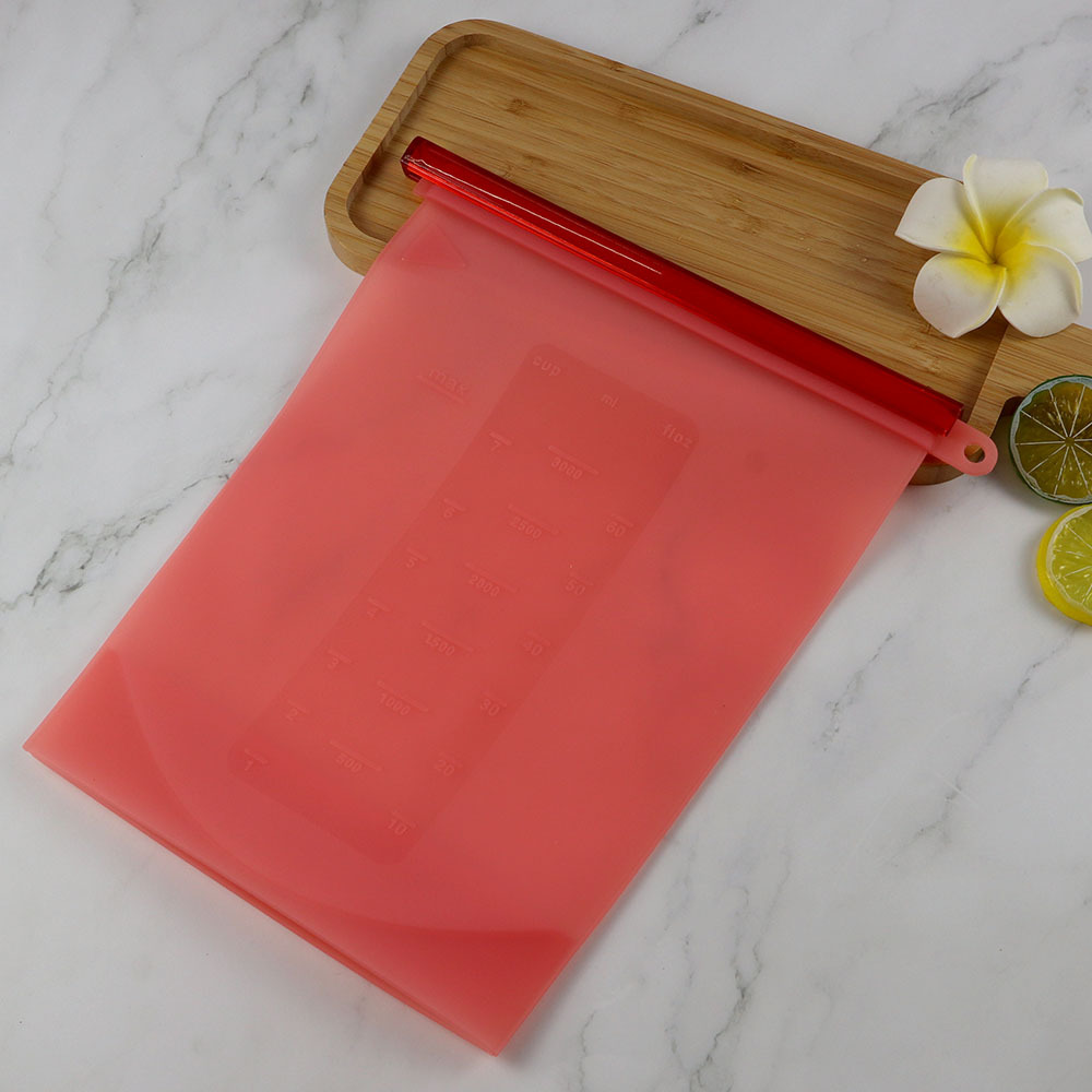 跨境爆款硅胶保鲜袋家用多功能厨房自封收纳蔬菜水果冷冻藏包装袋