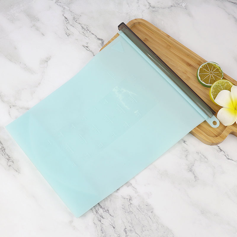 跨境爆款硅胶保鲜袋家用多功能厨房自封收纳蔬菜水果冷冻藏包装袋