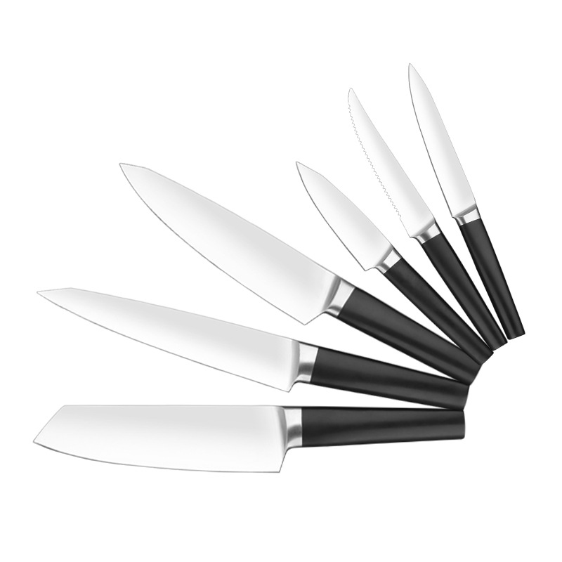 跨境 厨房刀具 组合爆款不锈钢厨用刀 刀具厨房组合产地货源现货