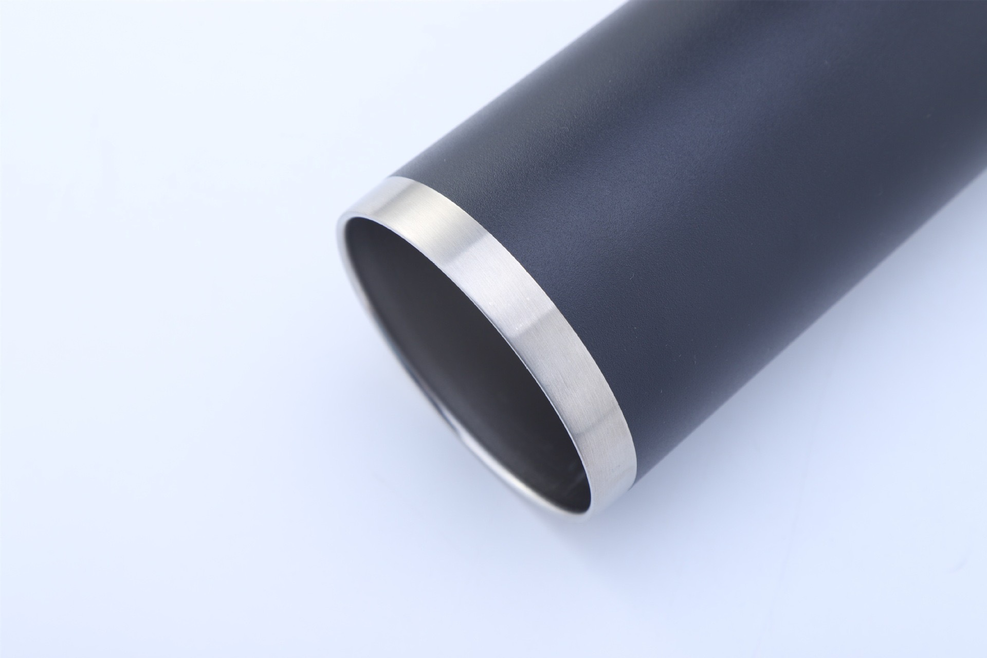 跨境爆款350ML不锈钢直身杯彩色喷塑真空保温杯子推拉盖子制作厂