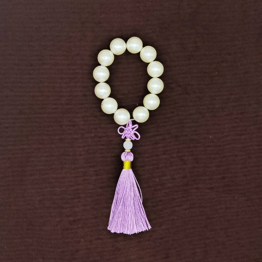 4只装跨境新款珍珠流苏餐巾环轻奢餐巾扣亚马逊爆款Napkin Rings