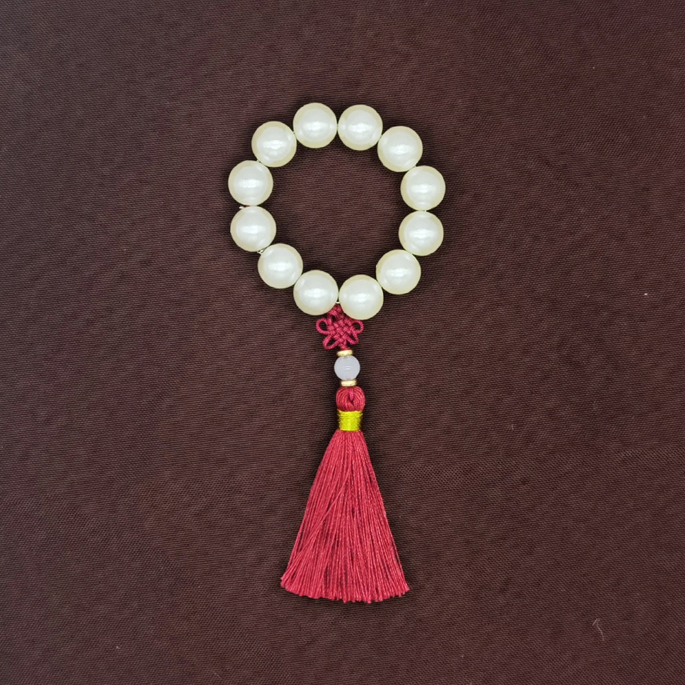 4只装跨境新款珍珠流苏餐巾环轻奢餐巾扣亚马逊爆款Napkin Rings